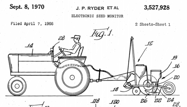 Planter Monitor Patent
